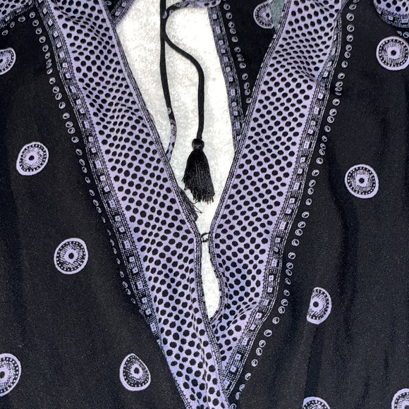 Free People black and lilac one piece bodysuit . NWOT - Picture 14 of 14